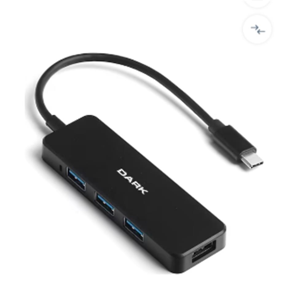 Dark DK-AC-USB31X41A Connect Master Type-C to 4 Port USB-A 3.0 HUB