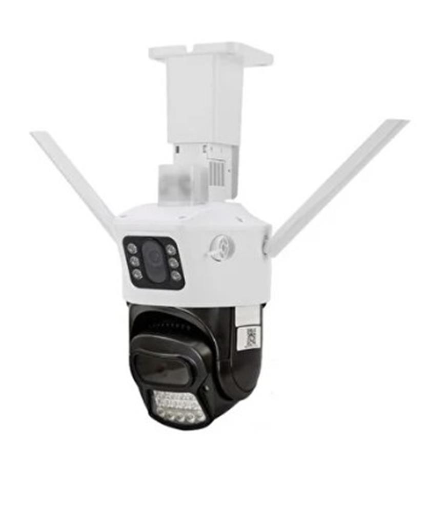 OKam O-KAM-6015 6MP Dual Lens WIFI PTZ 3.5 "Dual Screen Image, 15Pcs Leds Dual Light