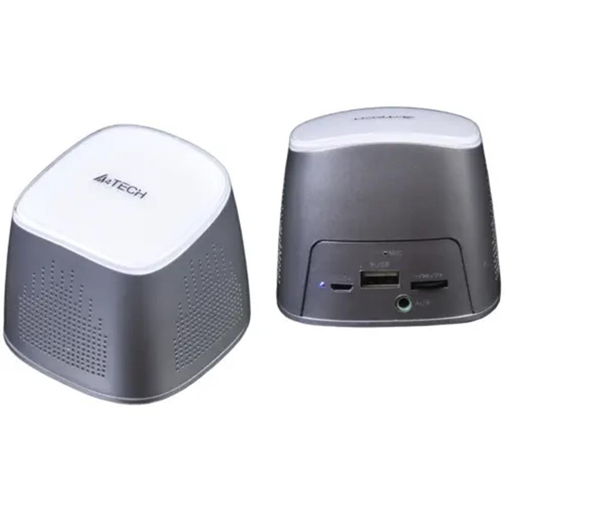 A4 Tech BTS-03 BT Şarj Edilebilir PowerBank Ses Bombası Beyaz Speaker 