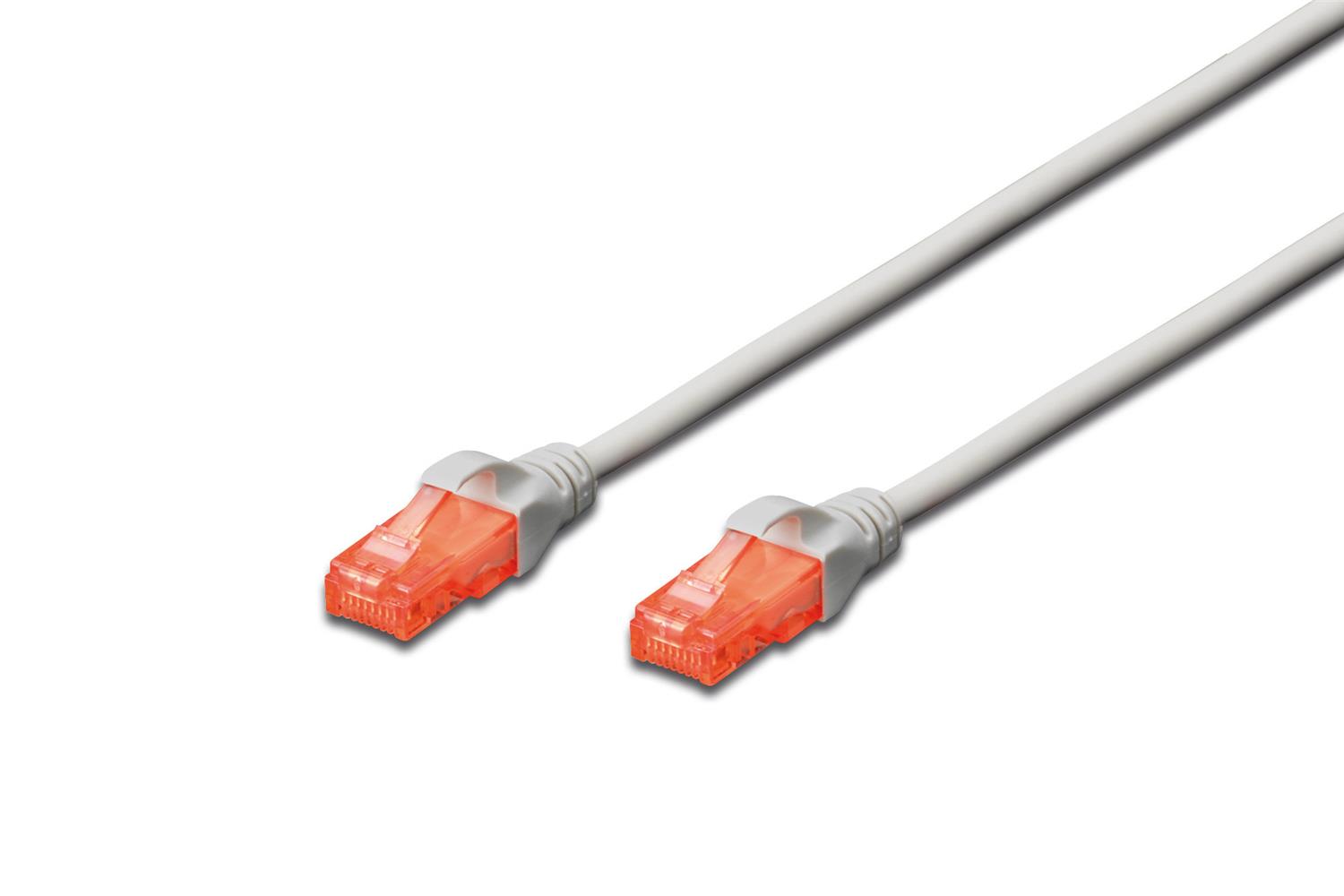 Beek CAT.6A İnce Tip Patch Kablo, U-UTP, 1 metre, AWG 28, Gri Renk, LSZH
