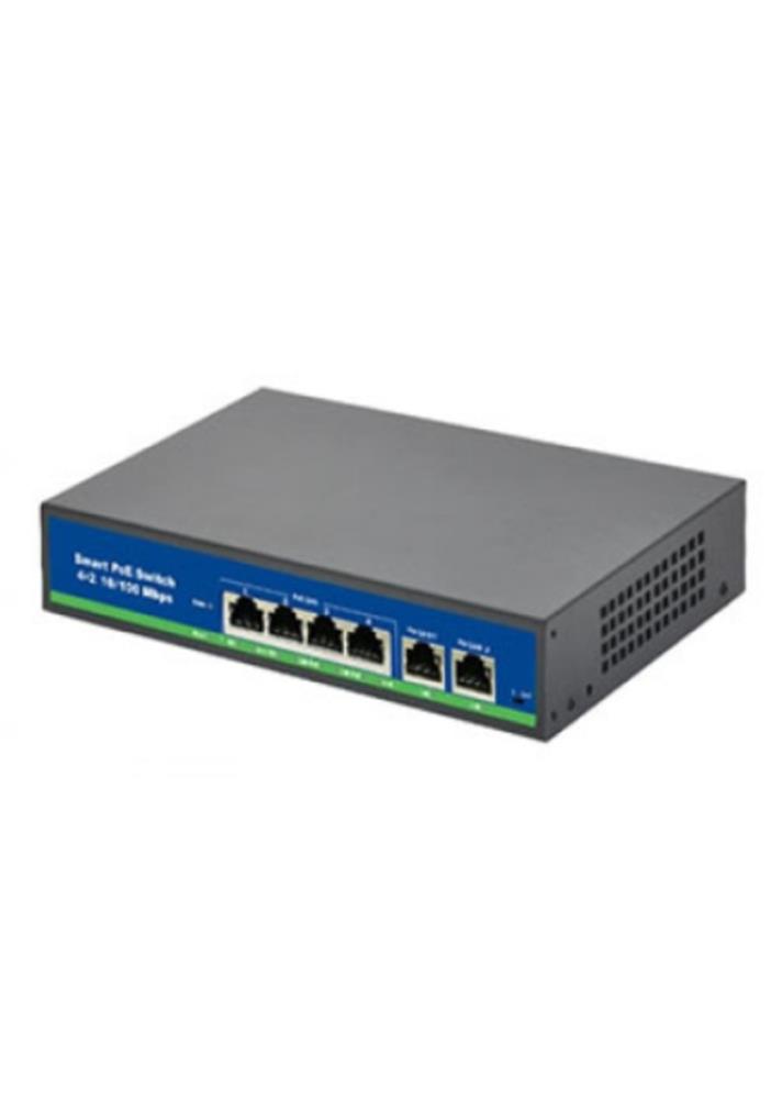 ISEE ISS-4010PG 8 Port Poe+ 10-100 Mbps 2 Port 10-100-1000 Uplink Switch