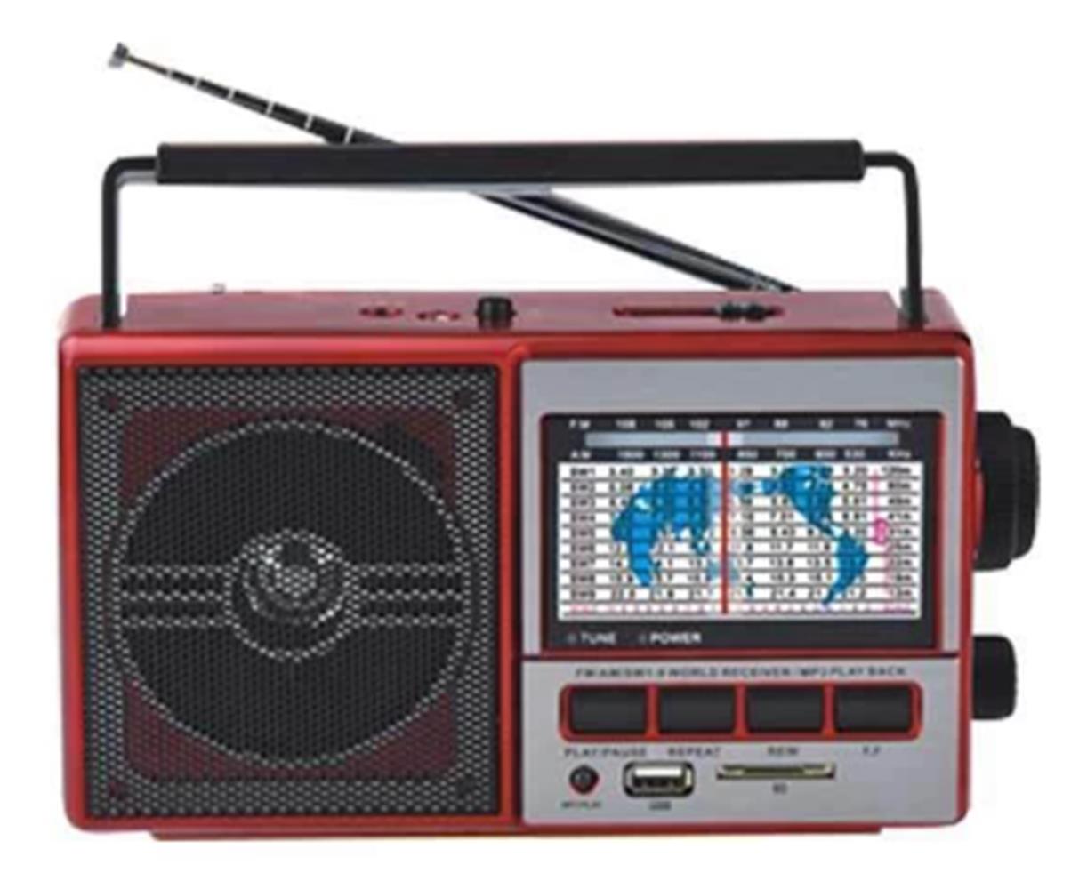Everton Rt-41 Fm-Usb-TfCard-mp3 Bluetooth Şarjlı Nostaljik Radyo