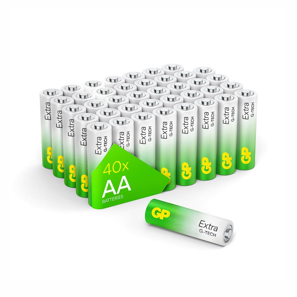 Gp R6 AA Boy Extra Alkalin Kalem Pil 40lı Paket GP15AXET-2EUECS40