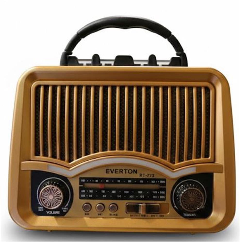 Everton RT-772 Bluetooth Usb-Micro Sd Nostaljik Radyo