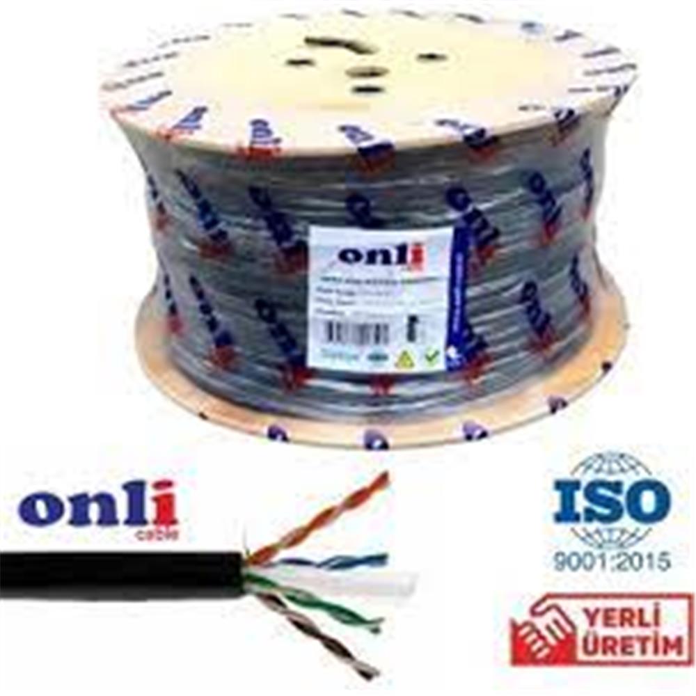 Onli Oncab U-UTP 24 AWG CCA-ECO 305 Metre Cat6 Kablo