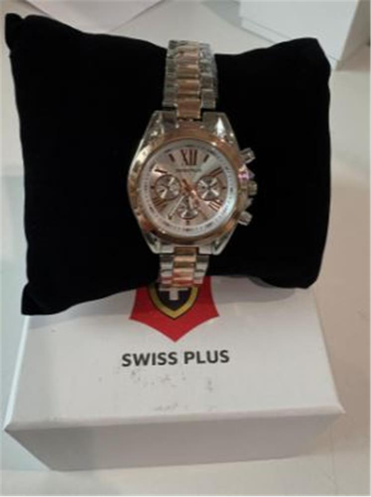 Swiss Plus Woman Watch Model-1 ST0730ABL Rose Gold-Silver
