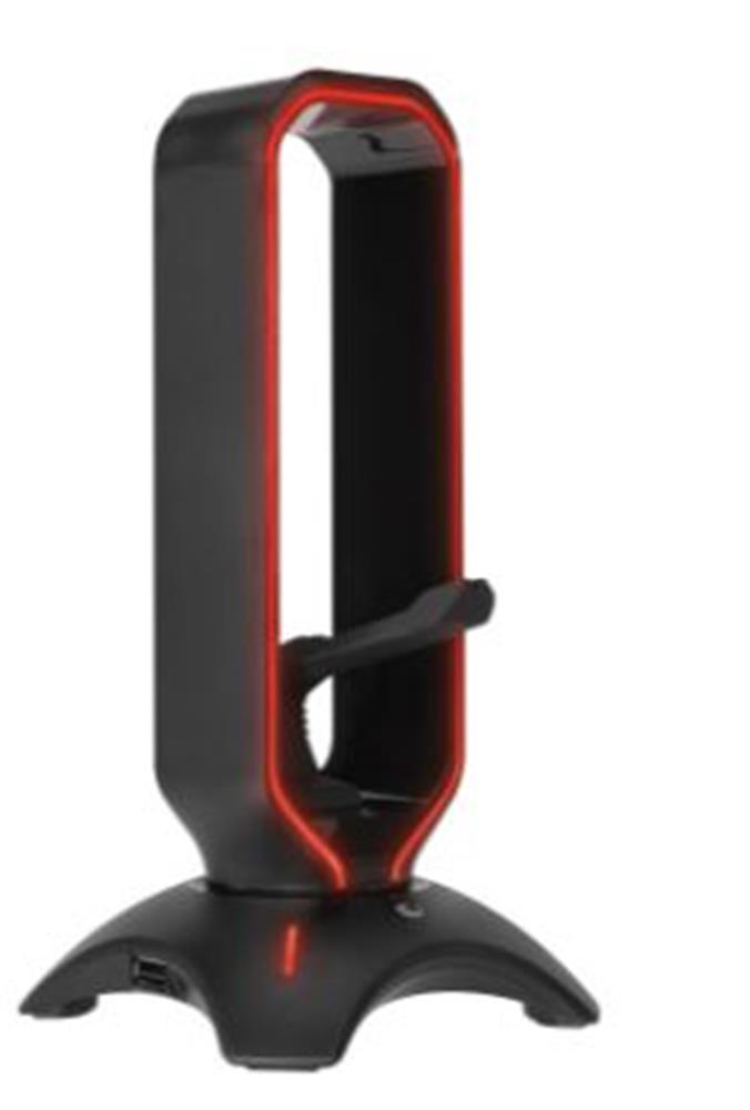 Rampage RM-H66 GUARD Siyah RGB Işıklı 2-Usb Port Kulaklık İçin Stand