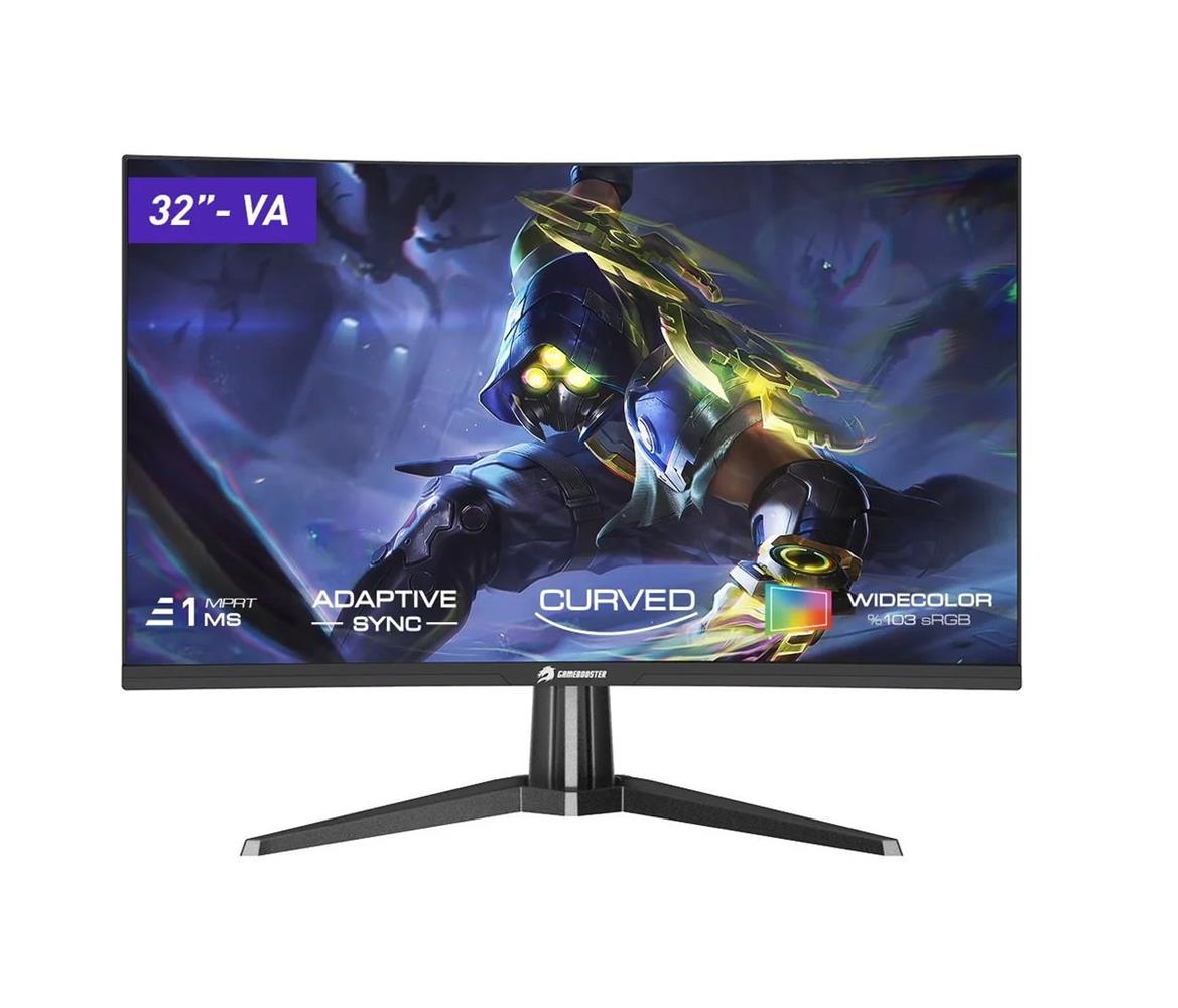 GameBooster 32" GB-3218CF 180Hz 1ms Va Fhd 1920×1080 Hdmı-1+Dp-1 Rgb Curved R1500 Gaming Monitör