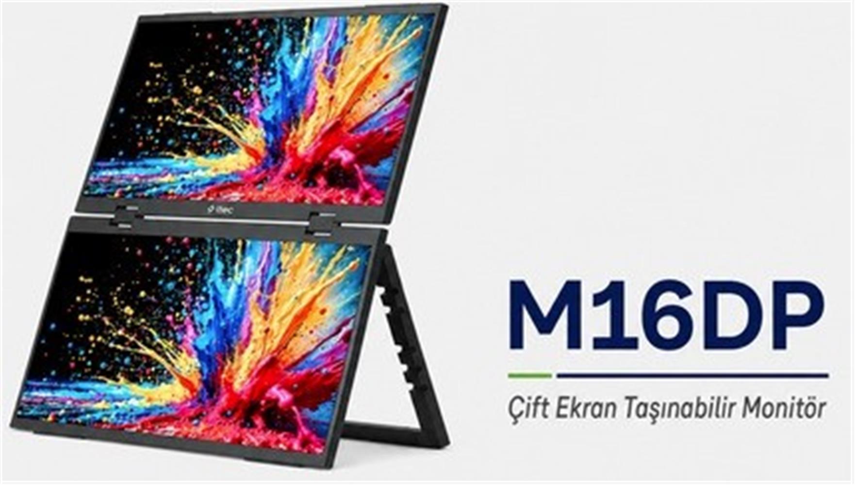 Ttec M16DP 16" FHD Çift Ekran Taşınabilir Led Monitör