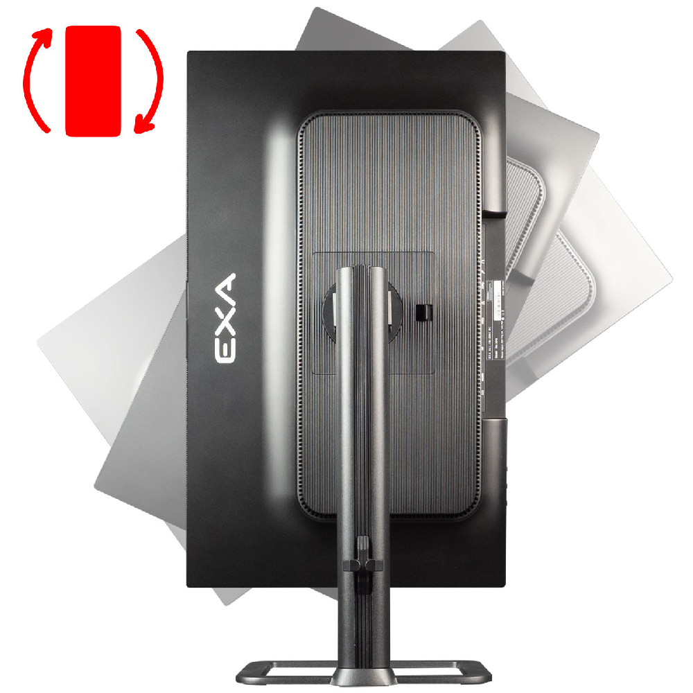 Kruxon AIO X27SU PRO C51 Ultra 5-225H 16GB 512GB m.2 27" W11H Siyah-PIVOT