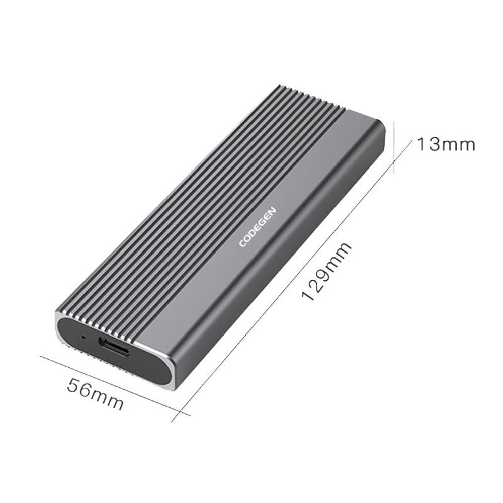 Codegen Type-C Usb 3.1 Nvme/M2 Ssd Alüminyum Disk Kutusu CDG-SSD-40BC