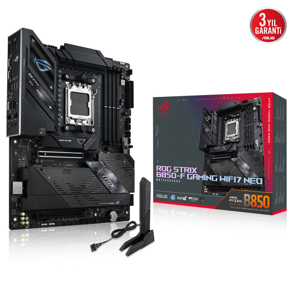 Asus ROG STRIX B850-F GAMING WFI7 NEO AMD AM5 DDR5 9000+ HDMI 4xM2 ATX
