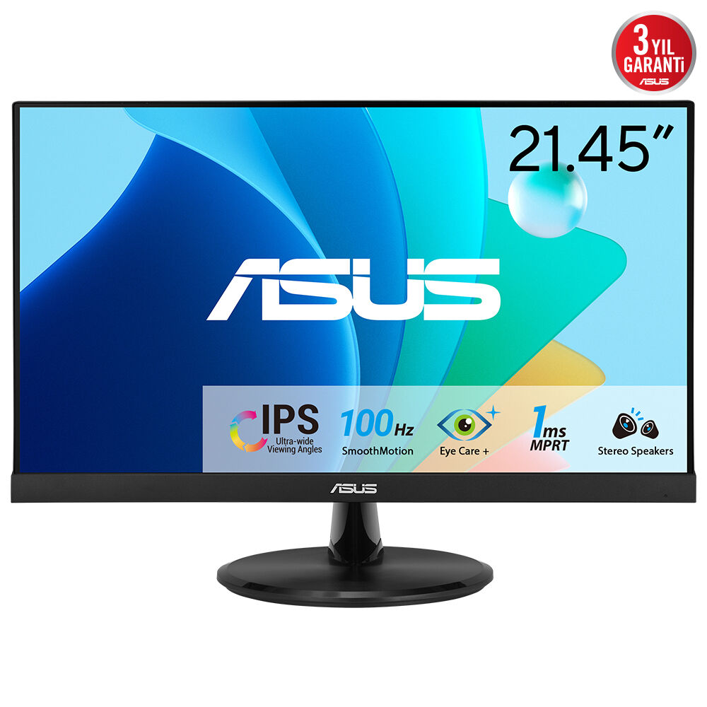 Asus 21.5" VP229HF IPS Monitör 1ms Siyah