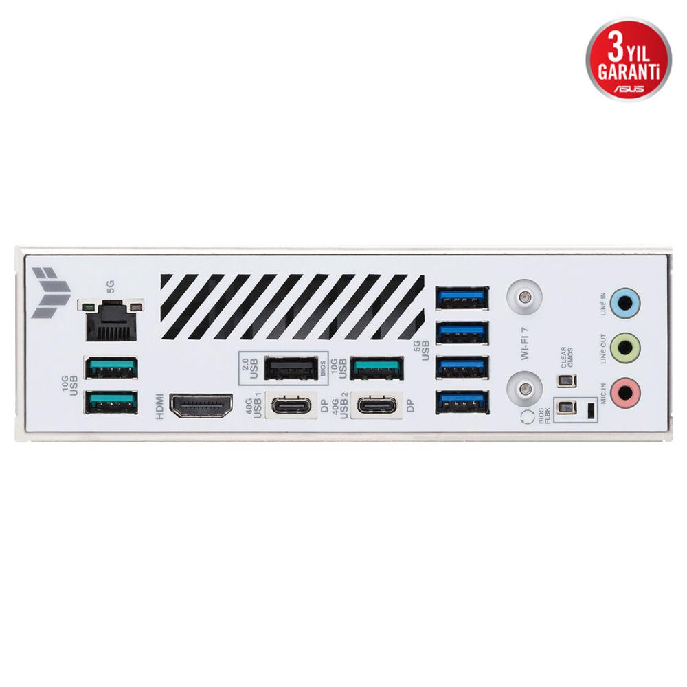 Asus TUF GAMING X870-PRO WIFI7 W NEO AMD AM5 DDR5 9600+ HDMI 4xM2 ATX