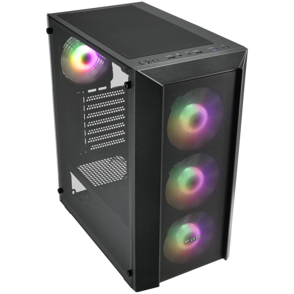 FSP CMT218 650W 80+Bronze Mid Tower Kasa