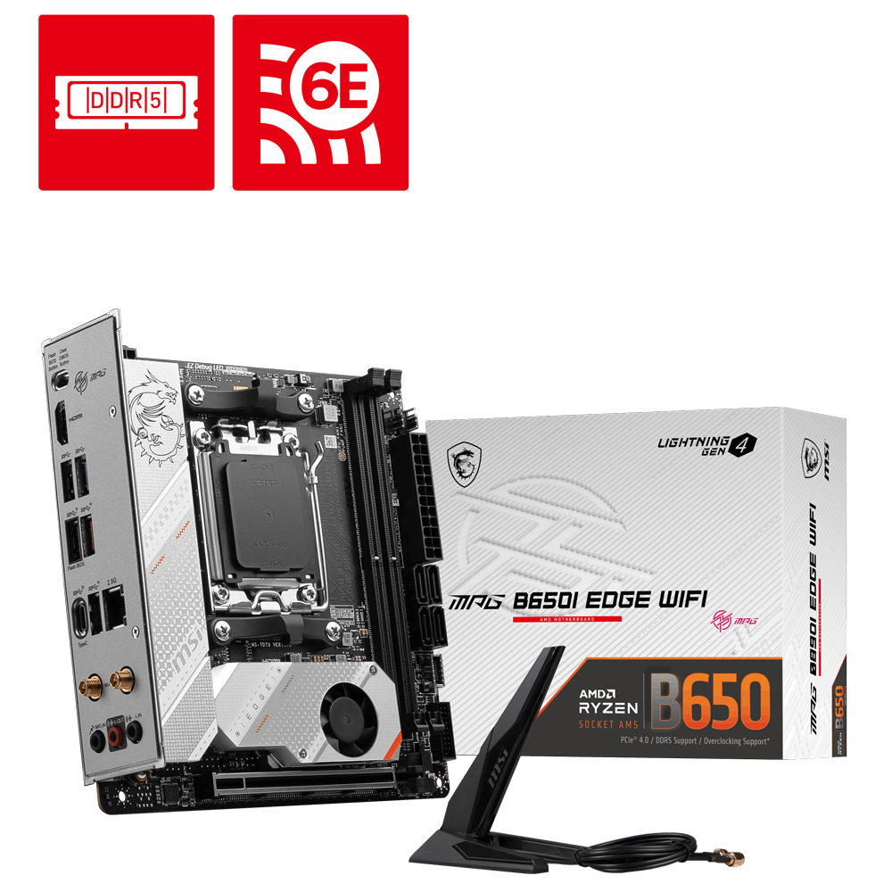 MSI MB MPG B650I EDGE WIFI AM5 DDR5 7200(OC)