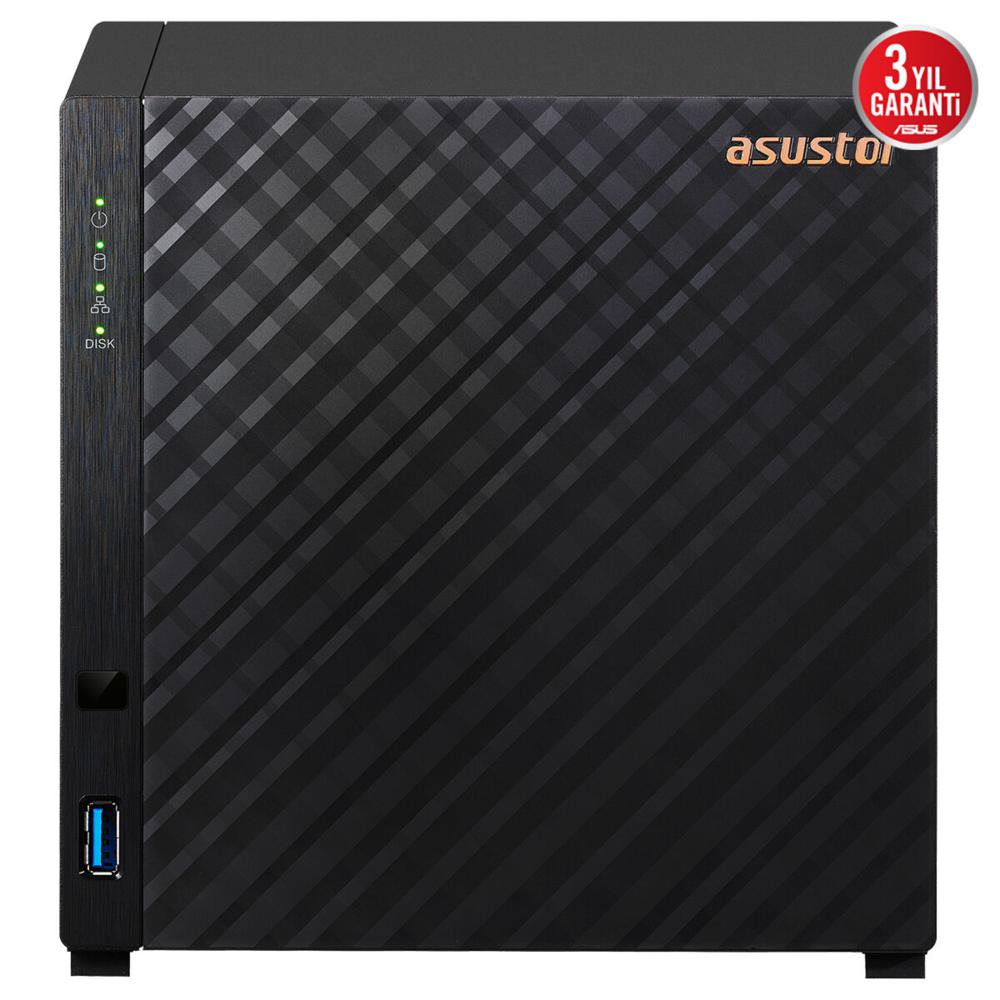 Asustor AS1204T 4 Disk Yuvalı(4x32TB) Nas Cihazı