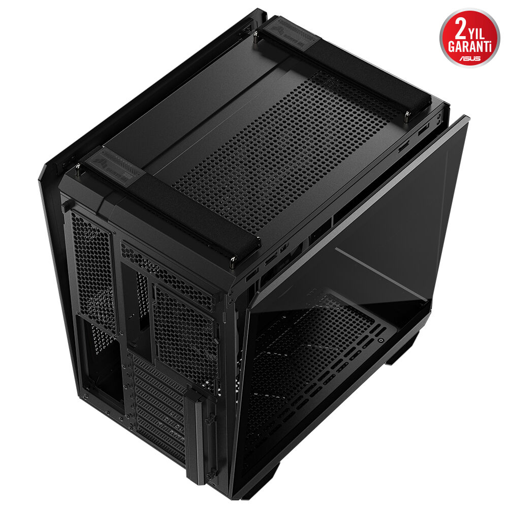 Asus TUF GAMING GT502 Siyah Horizon Temperli Cam ATX Mid Tower Fanlı ARGB  Kasa