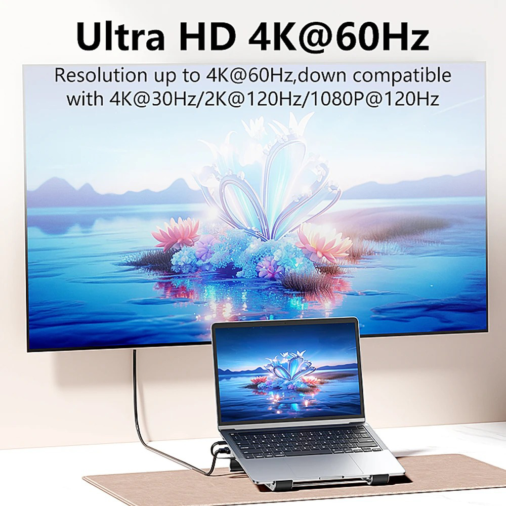 Codegen 7 in 1 Type-C Hub Notebook Macbook Standı Usb-C Docking Station