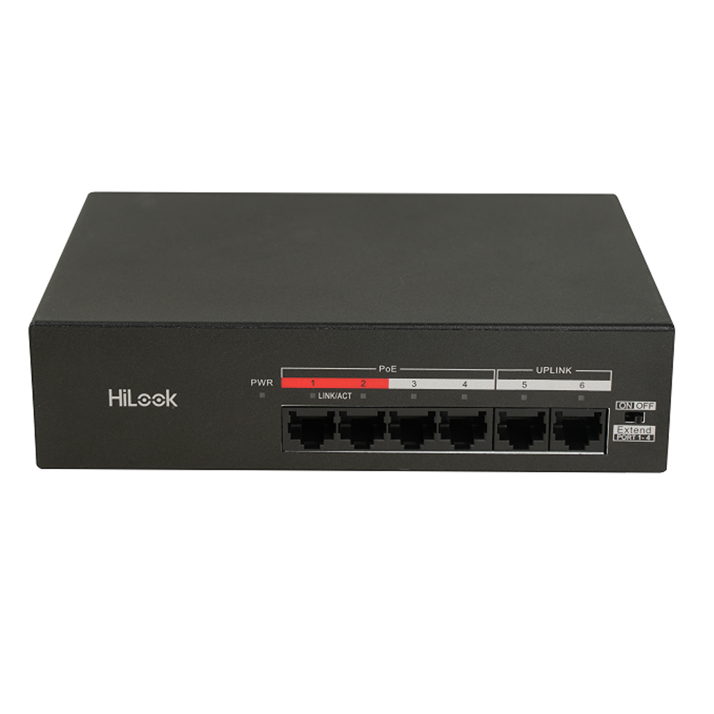 HiLook NS-0106MP-35(O-STD) 4Port 10/100 Mbps PoE+ Unmanaged Switch