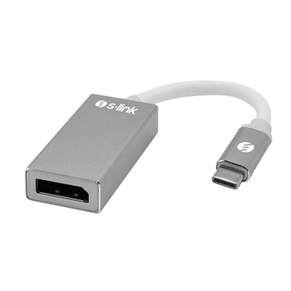 S-link SL-USB-C74 USB3.1 Type C to DISPLAY PORT Dönüştürücü Çevirici Adaptör