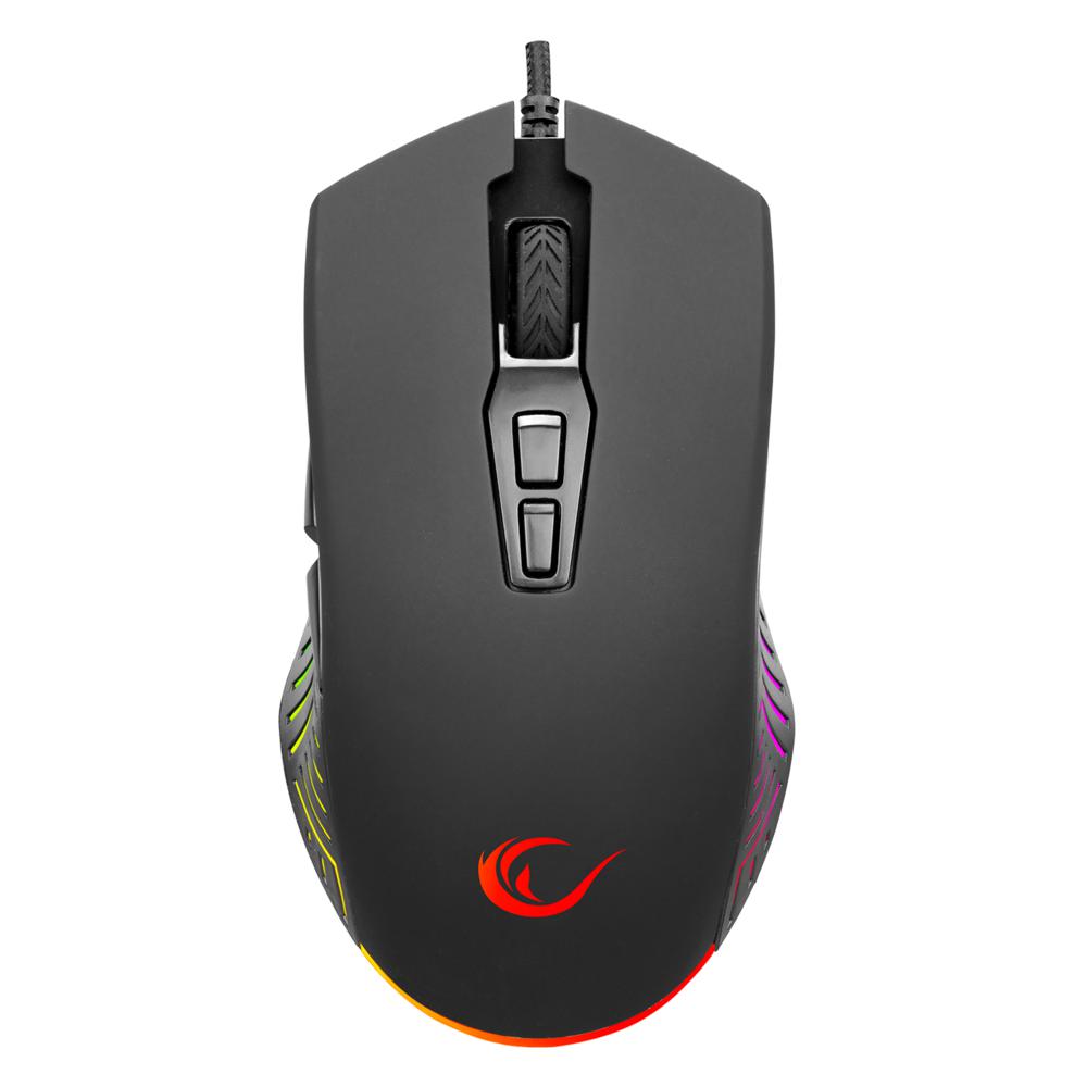 Rampage SMX-G68 SPEAR V2 FULL RGB 12800 DPI Siyah 7D Makrolu Gaming Oyuncu Mouse