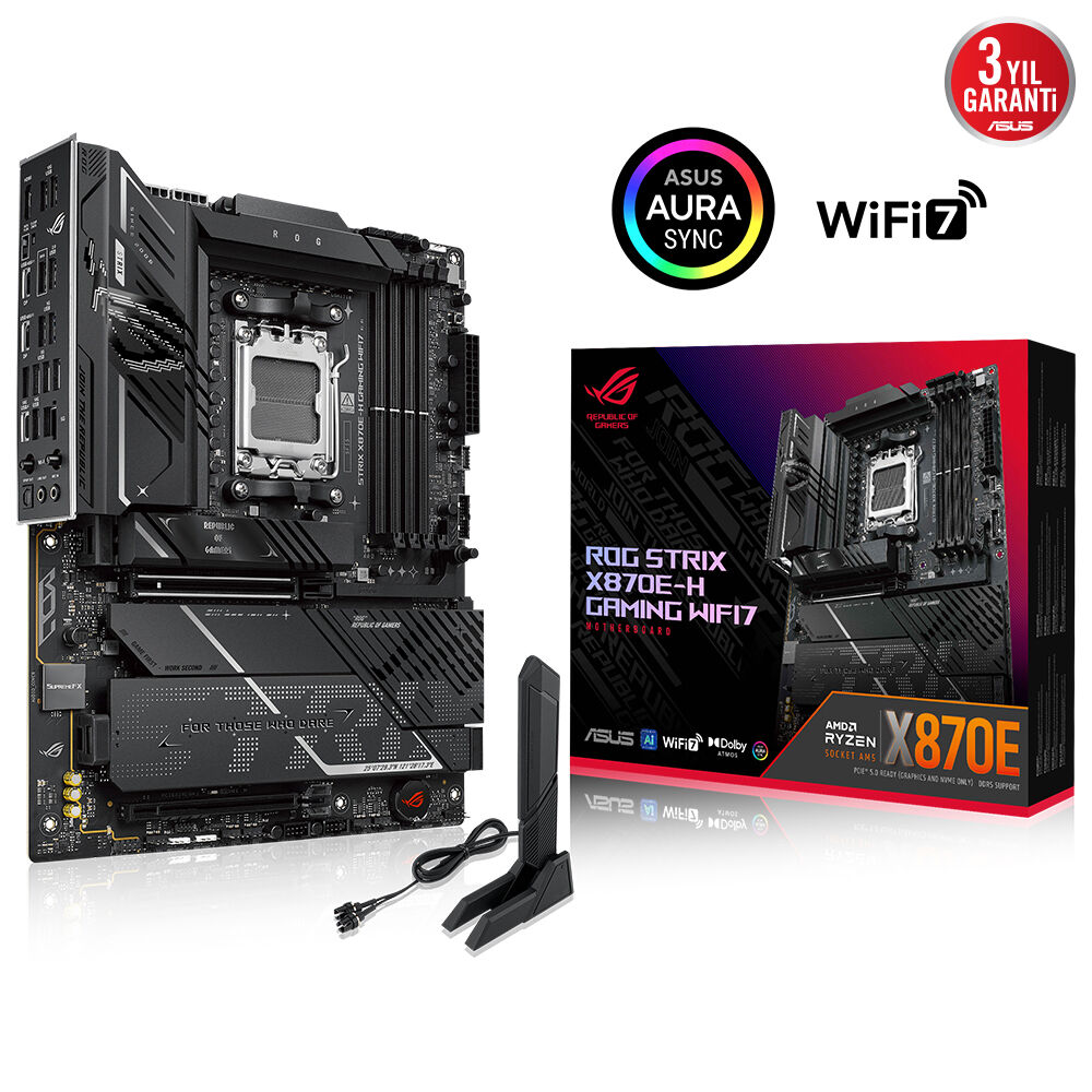 Asus ROG STRIX X870E-H GAMING WIFI7 AMD X870 AM5 DDR5 8000 HDMI 2xUSB4 4x M2 ATX