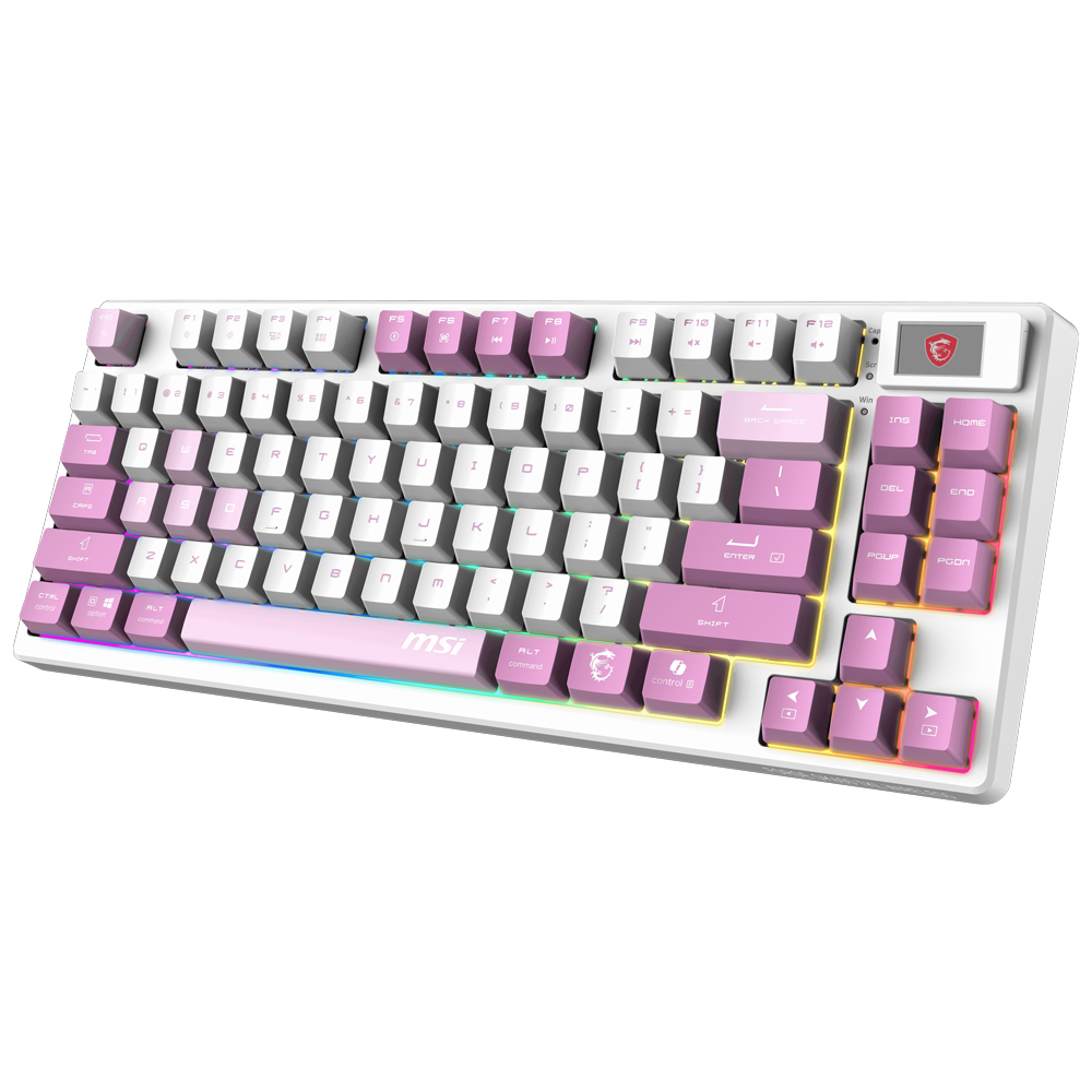 MSI GG FORGE GK600 TKL W VIOLET TR MEKANİK GAMING KLAVYE