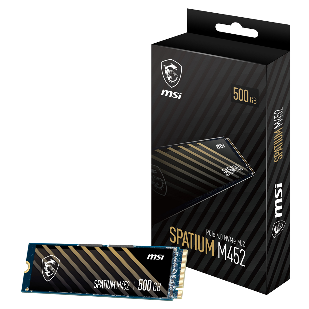 MSI SPATIUM M452 500GB NVME M.2 SSD