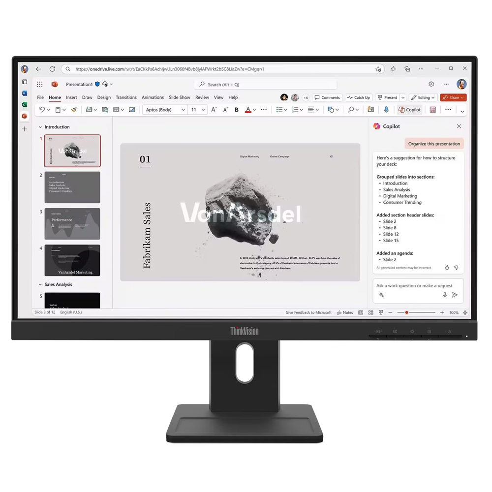 Lenovo E22-40 64C9MAR6TK 21.5" Pivot Monitör 6ms 100Hz