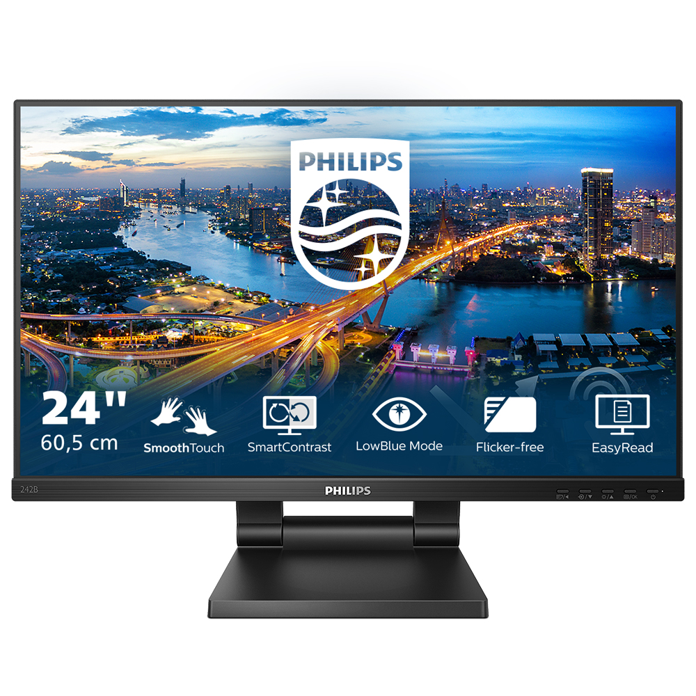 Philips 23.8" 242B1TC/00 IPS 10 Nokta Dokunmatik 4ms