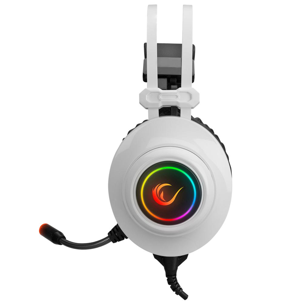 Rampage RM-K1 PULSAR Beyaz Usb 7.1 Surround+Titreşim RGB Işık Efektli Gaming Kulaklık