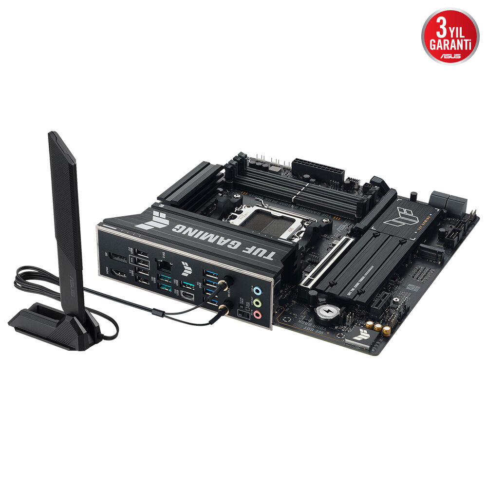 Asus TUF GAMING B850M-PLUS WIFI7 AMD AM5 DDR5 8000 DP HDMI 3xM2 USB3.2 mATX