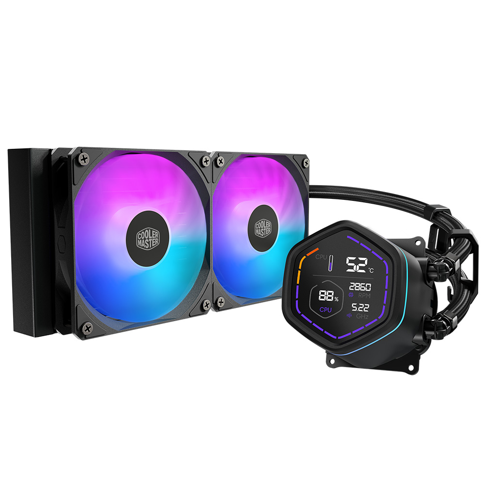 Cooler Master MasterLiquid Nex Digital 240mm ARGB Sıvı Soğutucu 1851/AM5