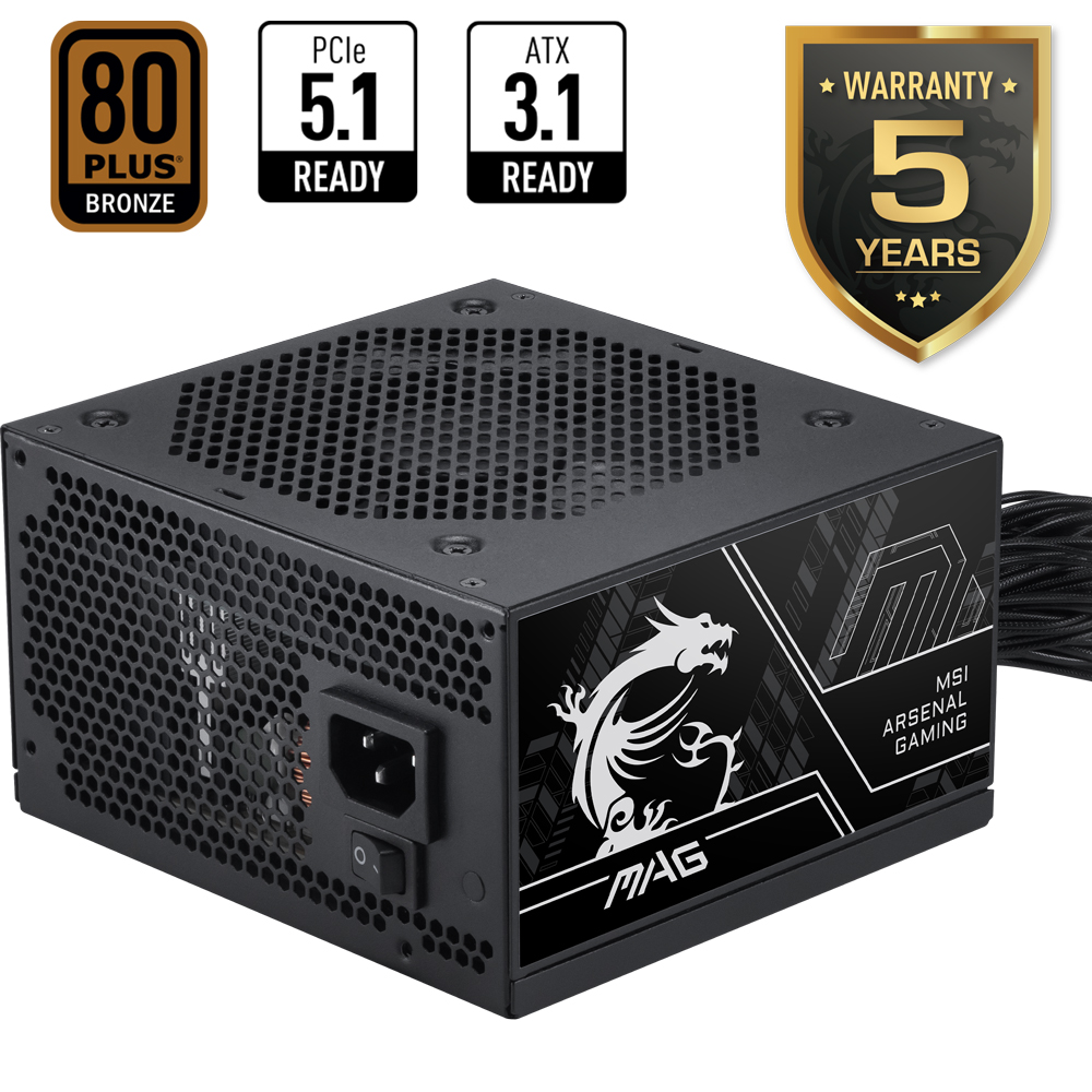 MSI MAG A750BN III 750W 80+ Bronze Güç Kaynağı