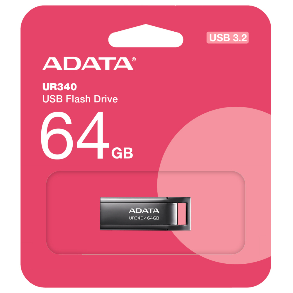 ADATA UR340 64GB USB3.2 Metal AROY-UR340-64GBK