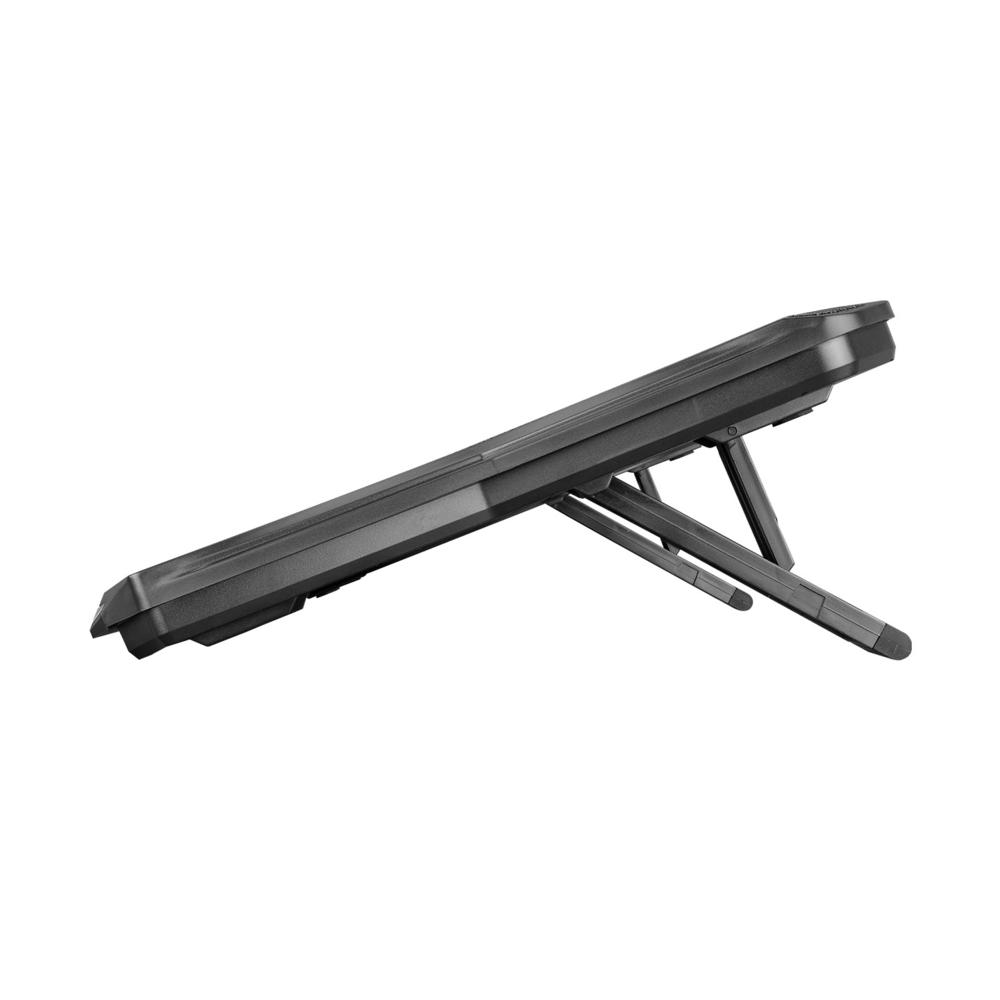 Rampage AD-RC8 SHOWY Siyah 180mm Fan 15''-17'' RGB Işıklı Notebook Soğutucu Stand