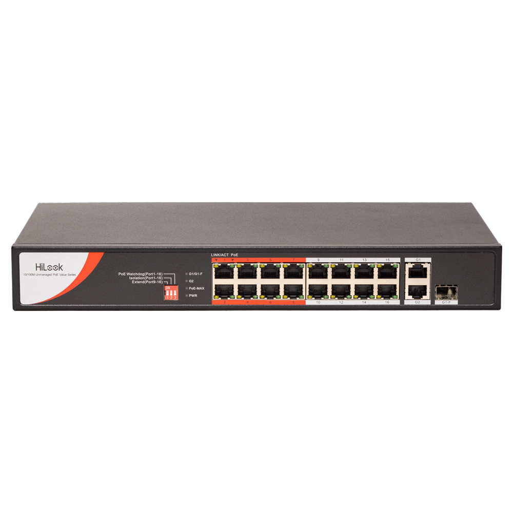 HiLook NS-0326P-230(C) 24Port 10/100 PoE+1x10/100/1000 RJ45+1xSFP Switch