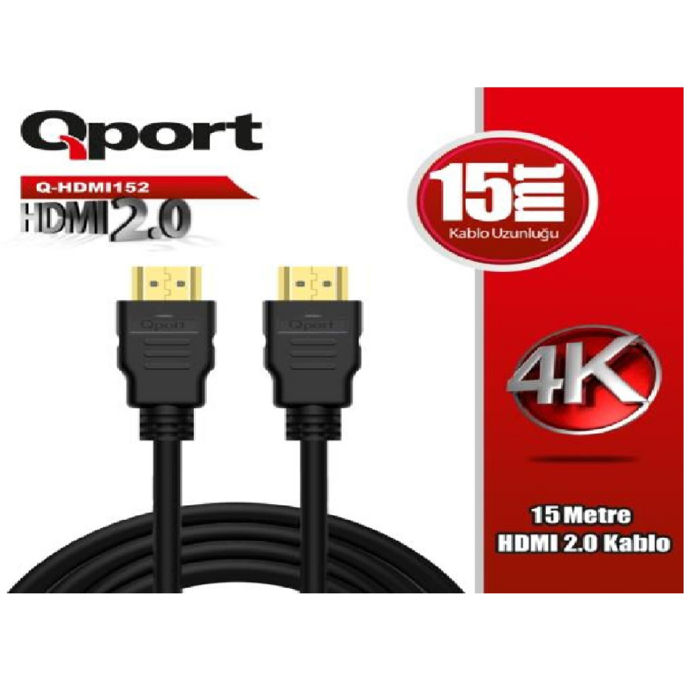 Qport Q-HDMI152 15m Hdmi Kablo