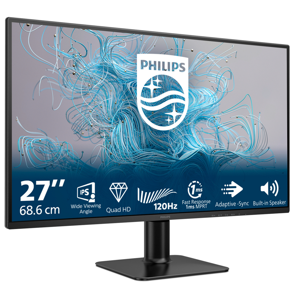 Philips 27" 27E2N2500/01 IPS 2K Monitör Siyah 1ms