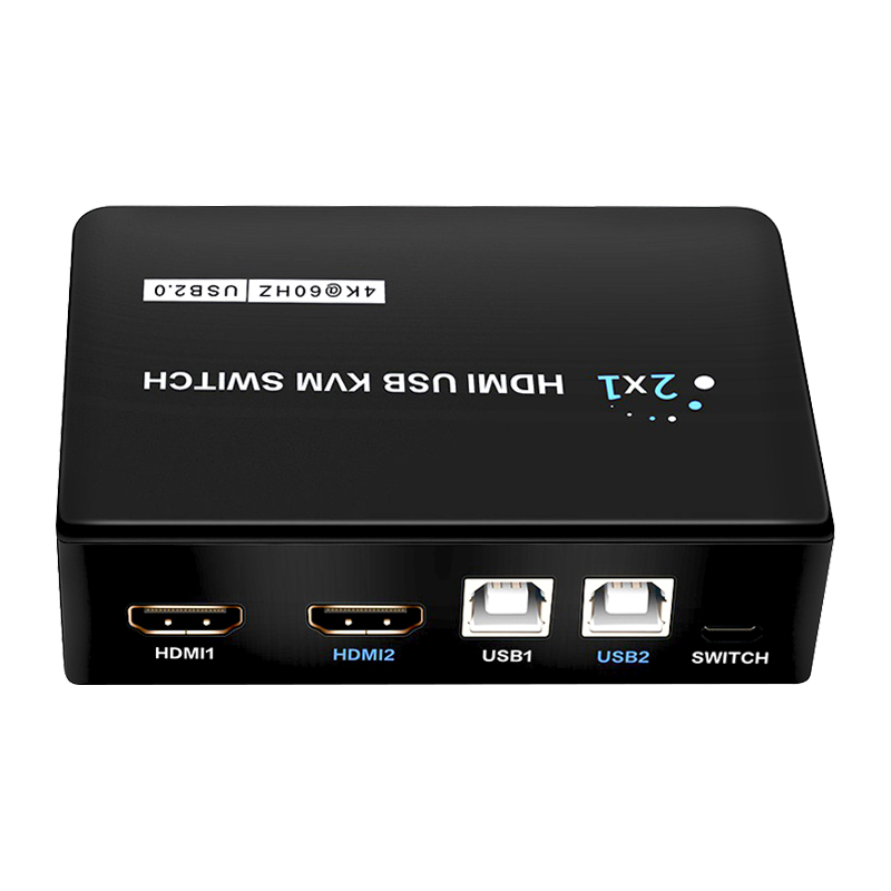 Powermaster PM-11789 4K Hdmi Usb Kvm Switch 2X1