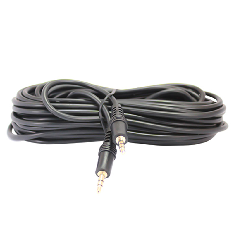 Powermaster PM-13474 Siyah 3.5 Mm Erkek-Erkek 10 Metre Stereo Kablo
