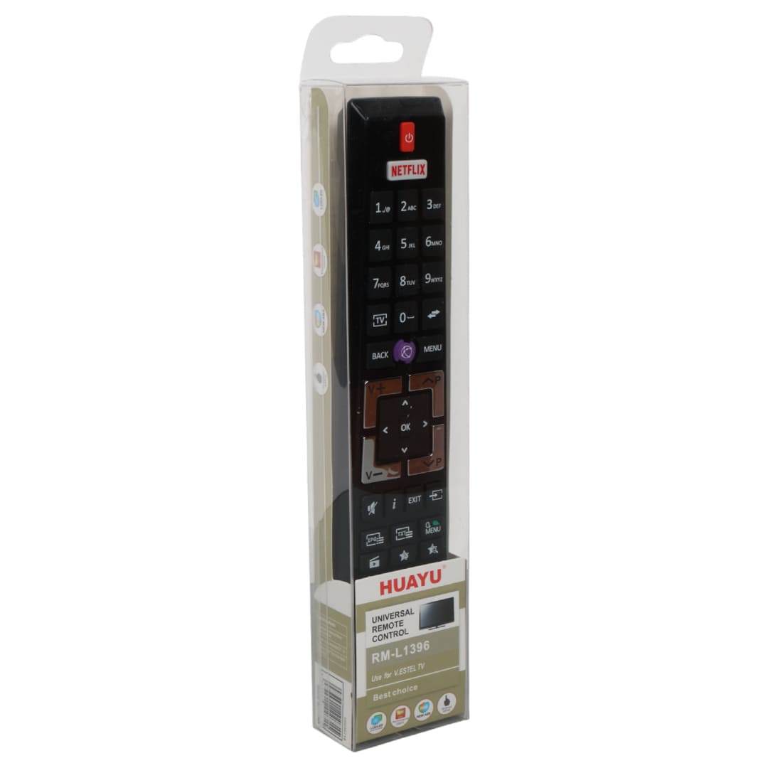 HERZ KL RM-L1396 VESTEL-REGAL-SEG NETFLIX TUŞLU BLİSTERLİ LCD LED TV KUMANDA HRL1126NE