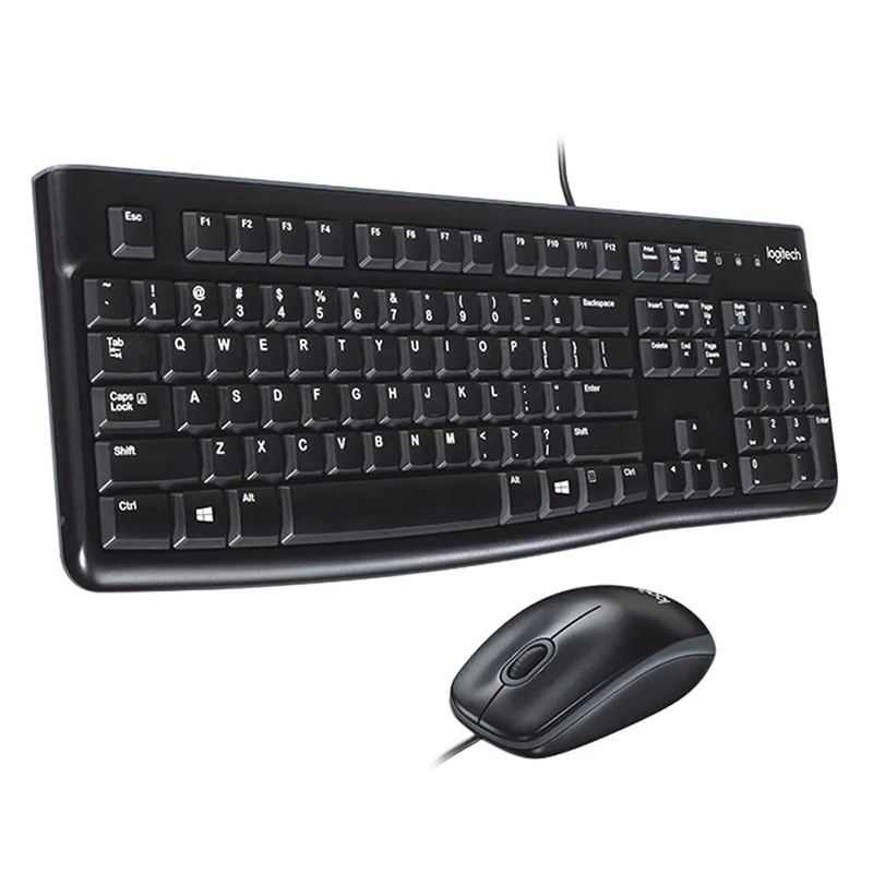 Logitech MK120 Usb Q Siyah Kablolu Klavye + Mouse Set