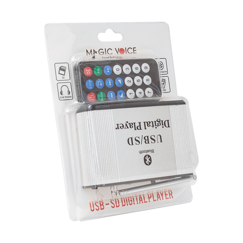 Magicvoice SS-101 Alüminyum Kasa Bluetooth/USB/TF/FM Destekli Dijital MP3 Çalar Modül