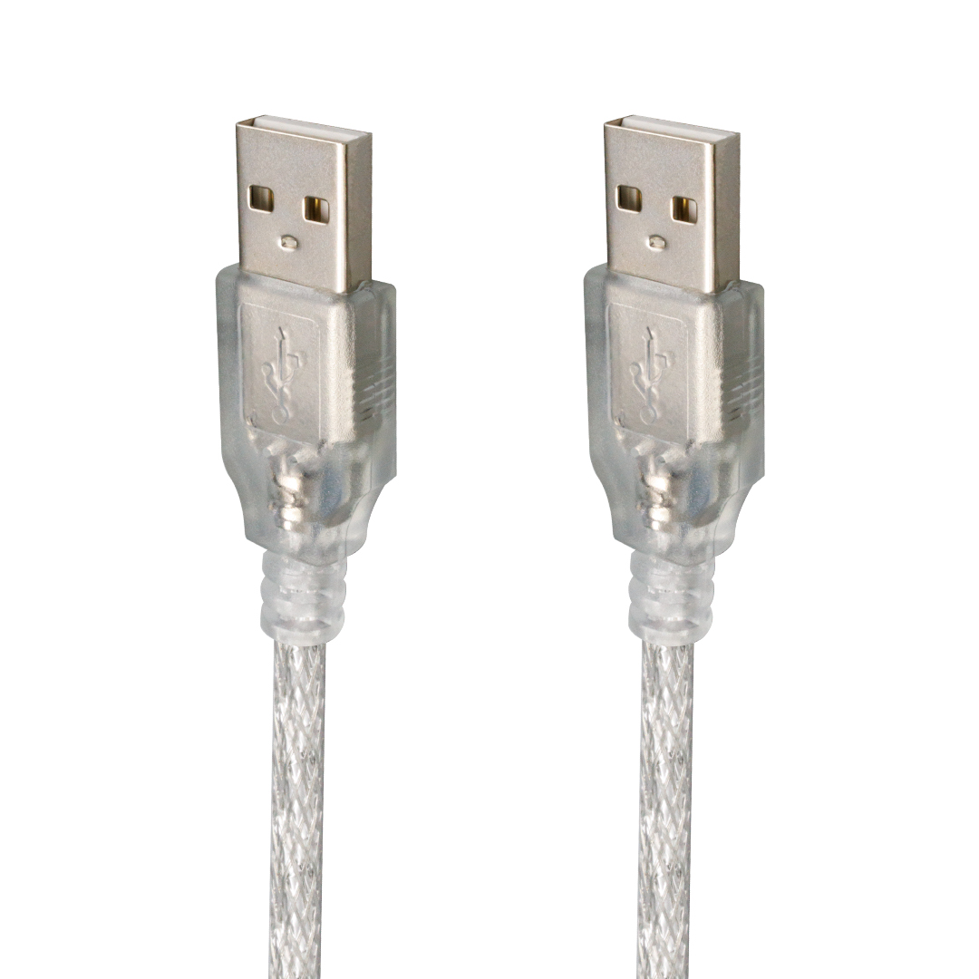 Powermaster PM-17410 Şeffaf 5 Metre Usb Erkek-Erkek Kablo