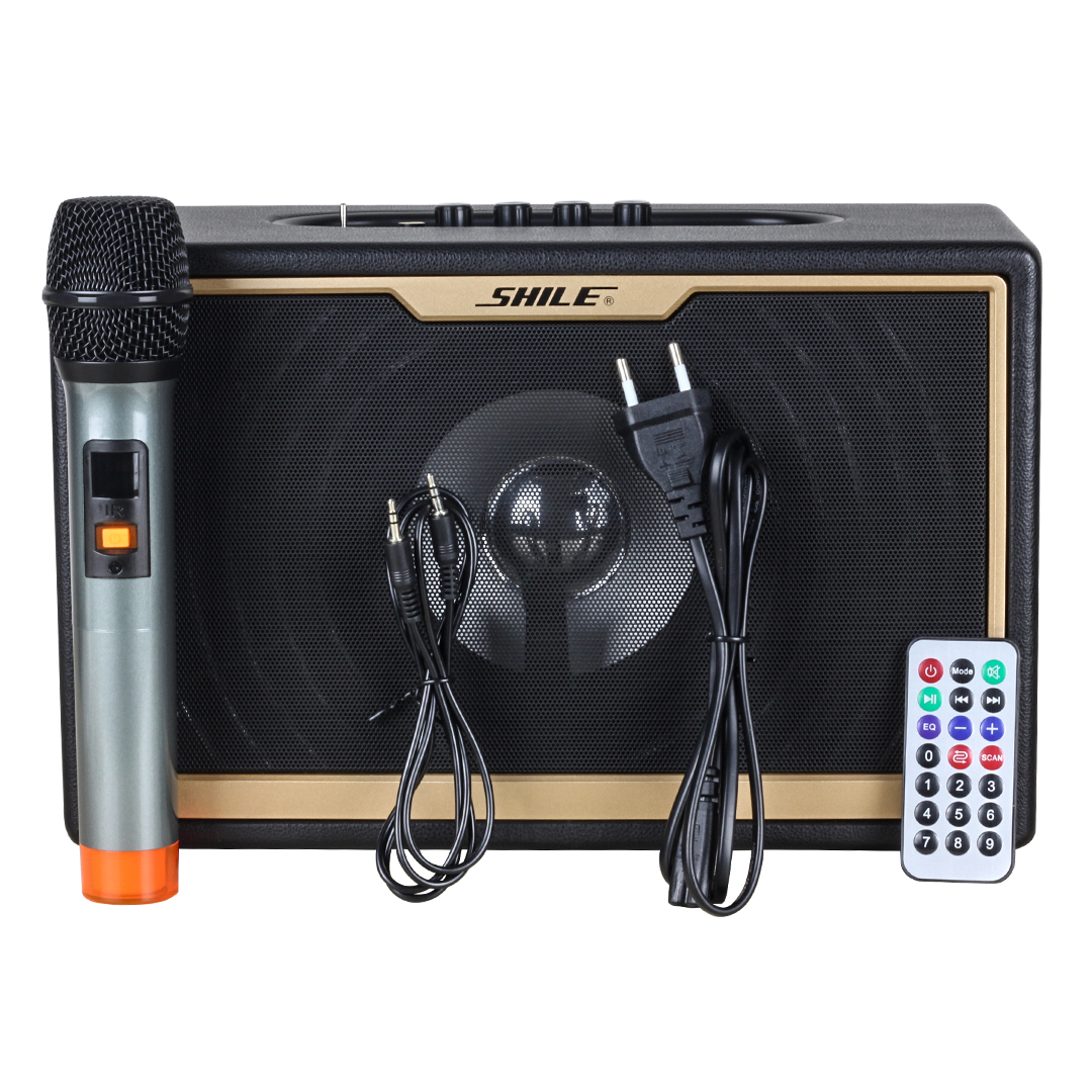 Shile SD-1 El Mikrofonlu Kumandalı USB/SD/BT Portatif Hoparlör