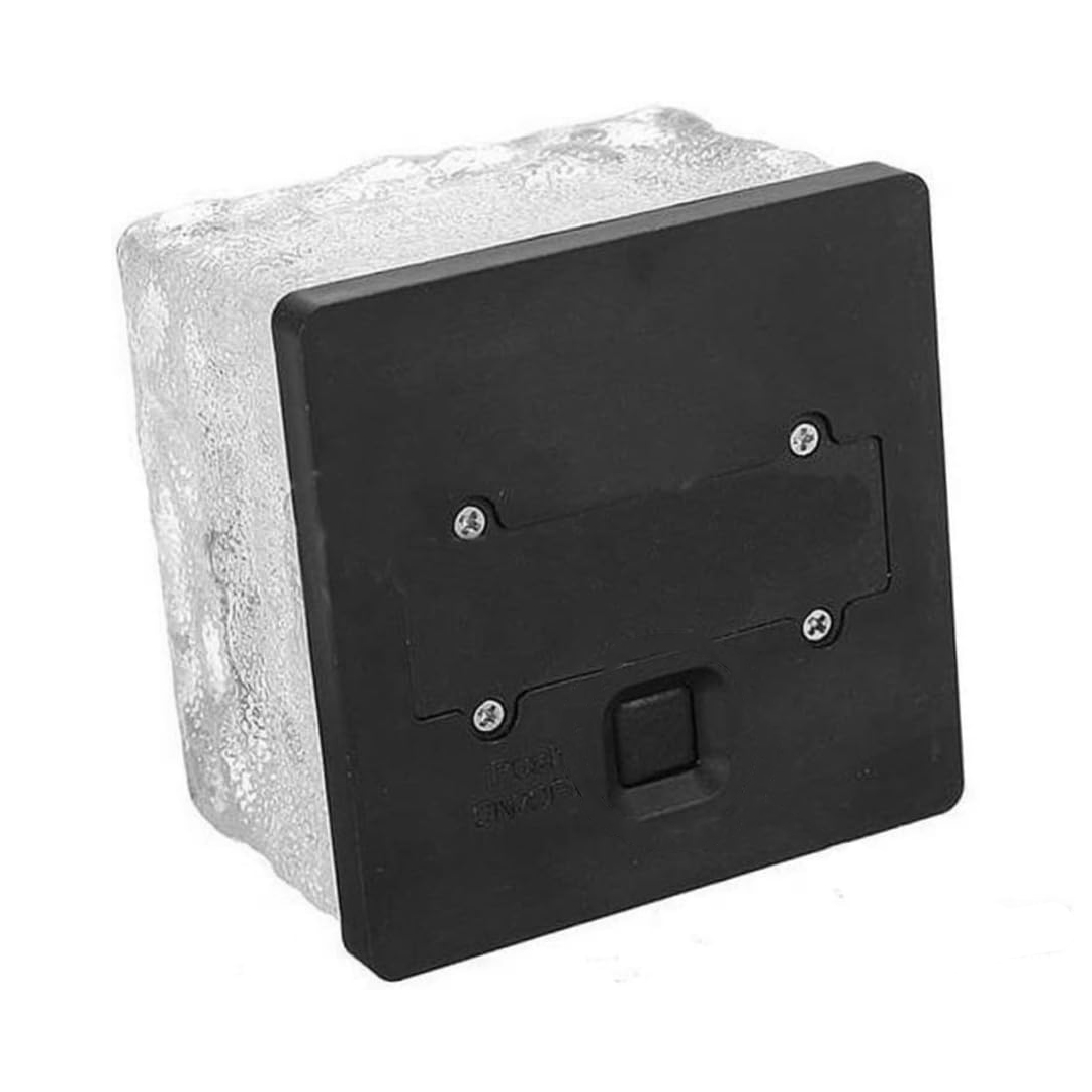 Powermaster PM-21647 Solar Kırmızı Ledli Tuğla Görünümlü Bahçe Dekorasyon Aydınlatma