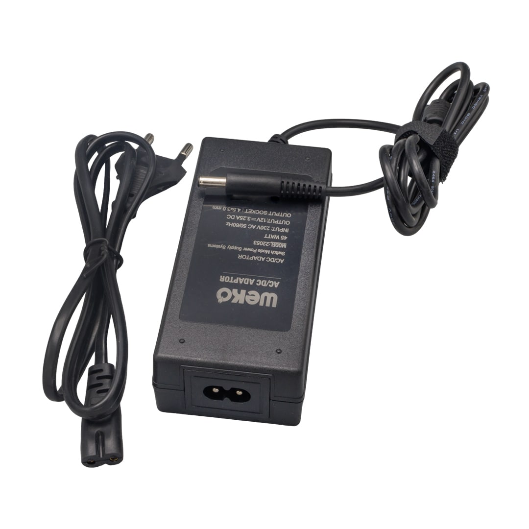 Weko 12 Volt 3.25 Amper 4.5X3.0Mm Uçlu Notebook Adaptör
