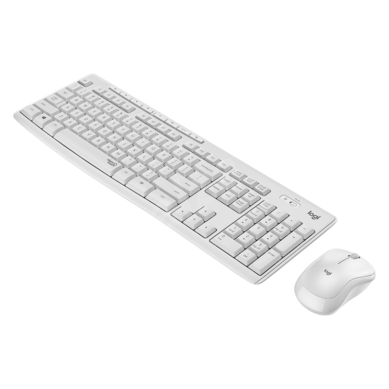 Logitech MK295 Q Tr Beyaz Kablosuz Klavye Mouse Set